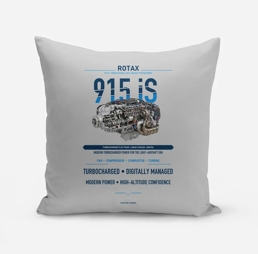 915 iS design on light gray pillow
