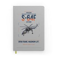 Thumbnail for Erickson S-64F Air Crane design on light gray notebook