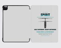 Thumbnail for Ascent AeroSystems Spirit design on light gray ipad tablet case