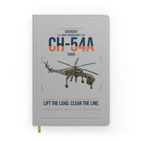 Thumbnail for Sikorsky CH-54A Tarhe design on light gray notebook