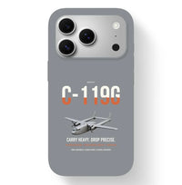 Thumbnail for C-119G Flying Boxcar design on gray magsafe iphone case, for iPhone 17 Pro