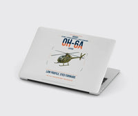 Thumbnail for Hughes OH-6A Cayuse design on light gray MacBook case