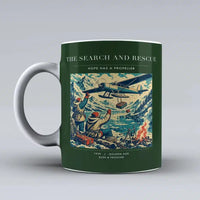 Thumbnail for VINTAGE G4052 - The Search And Rescue - Ceramic Mug design on darkgreen