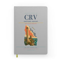 Thumbnail for Crotone Airport (CRV) design on light gray notebook