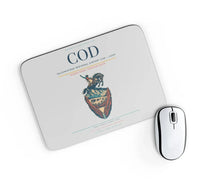 Thumbnail for Yellowstone Regional Airport (COD) design on light gray rectangle mouse pad