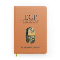 Thumbnail for Northwest Florida Beaches International Airport (ECP) design on orange notebook
