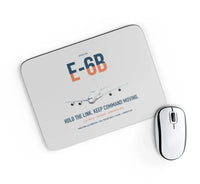 Thumbnail for E-6B Mercury design on light gray rectangle mouse pad