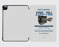 Thumbnail for JT9D-7R4 design on light gray ipad tablet case