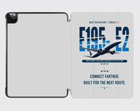 Thumbnail for Embraer E195-E2 design on light gray ipad tablet case