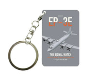 Thumbnail for EP-3E ARIES II design on gray designed key chain, double-side print