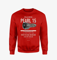 Thumbnail for PEARL 15 design on red sweatshirt