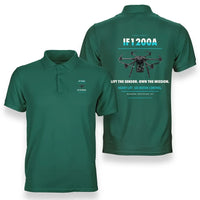 Thumbnail for Inspired Flight IF1200A design on green polo
