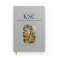Thumbnail for Košice International Airport (KSC) design on light gray notebook