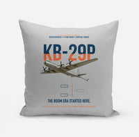 Thumbnail for KB-29P SUPERFORTRESS design on light gray pillow