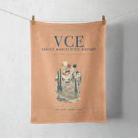 Thumbnail for Venice Marco Polo Airport (VCE) design on orange towel