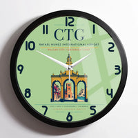 Thumbnail for Rafael Nunez International Airport CTG Wall-Clock Framed - Light Green