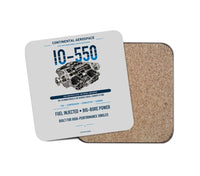 Thumbnail for IO-550 design on light gray 1 piece coaster