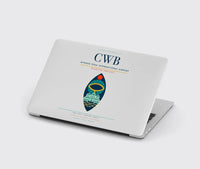 Thumbnail for Afonso Pena International Airport (CWB) design on light gray MacBook case