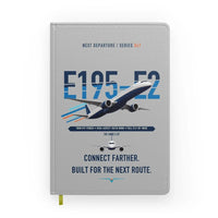 Thumbnail for Embraer E195-E2 design on light gray notebook
