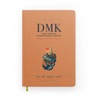 Thumbnail for Don Mueang International Airport Bangkok (DMK) design on orange notebook