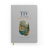 Thumbnail for Tivat Airport (TIV) design on light gray notebook