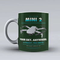 Thumbnail for Mini 2 Mug design on dark green dji