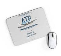 Thumbnail for British Aerospace ATP design on light gray rectangle mouse pad