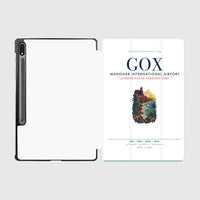Thumbnail for Manohar International Airport Mopa (GOX) design on white samsung tablet tablet case