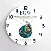 Thumbnail for Baghdad International Airport BGW Wall-Clock No-Frame - White