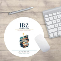 Thumbnail for Ibiza Airport (IBZ) design on white round mouse pad