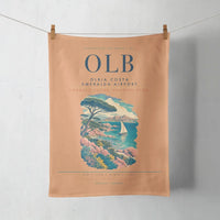 Thumbnail for Olbia Costa Smeralda Airport (OLB) design on orange towel