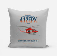 Thumbnail for SUBARU Bell 412EPX design on light gray pillow