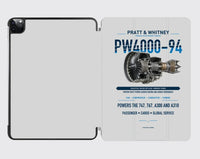 Thumbnail for PW4000-94 design on light gray ipad tablet case