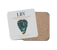 Thumbnail for Leon-Mba International Airport (LBV) design on light gray 1 piece coaster