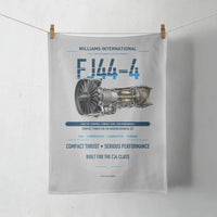 Thumbnail for FJ44-4 design on light gray towel