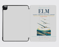 Thumbnail for Elmira Corning Regional Airport (ELM) design on light gray ipad tablet case