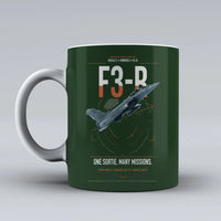 Thumbnail for Dassault Rafale C — F3-R standard design on dark green ceramic mug, double-side print