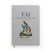 Thumbnail for Fairbanks International Airport (FAI) design on light gray notebook