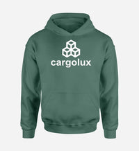 Thumbnail for Cargolux logo printed on green hoodie