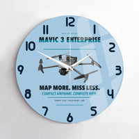 Thumbnail for DJI Mavic 3 Enterprise design on light blue no frame wall clock