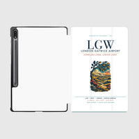Thumbnail for London Gatwick Airport (LGW) design on white samsung tablet tablet case