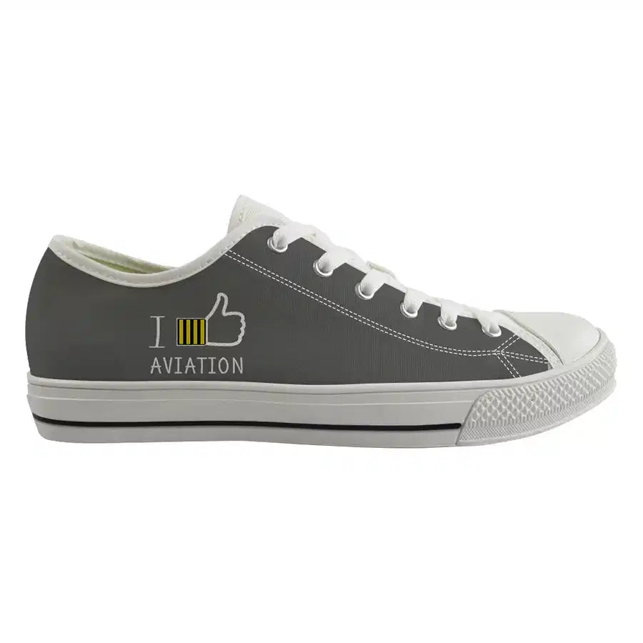 I Like Aviation Canvas Shoes - view 6