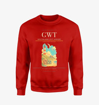 Thumbnail for Westerland Sylt Airport (GWT) design on red sweatshirt