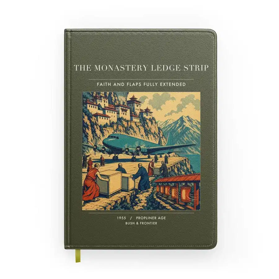 VINTAGE G4341 - The Monastery Ledge Strip - Designed Notebooks design on greenarmy