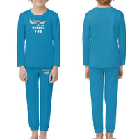 Thumbnail for The Cessna 152 children pajamas - Light Blue