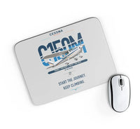 Thumbnail for Cessna 150M design on light gray rectangle mouse pad