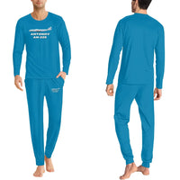 Thumbnail for The Antonov AN-225 men pajamas - Light Blue