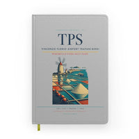 Thumbnail for Vincenzo Florio Airport Trapani-Birgi (TPS) design on light gray notebook