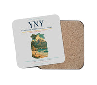 Thumbnail for Yangyang International Airport (YNY) design on light gray 1 piece coaster