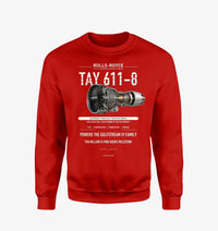 Thumbnail for TAY 611-8 design on red sweatshirt